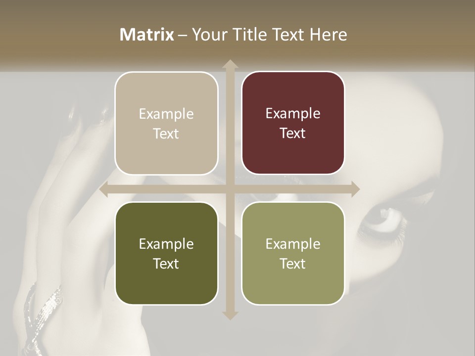 Face Arabian Head PowerPoint Template