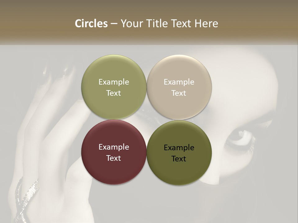 Face Arabian Head PowerPoint Template