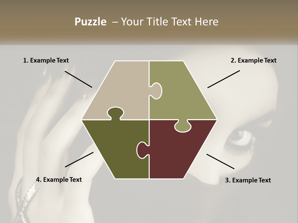 Face Arabian Head PowerPoint Template