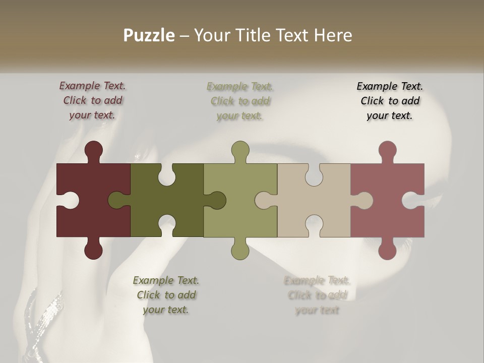 Face Arabian Head PowerPoint Template