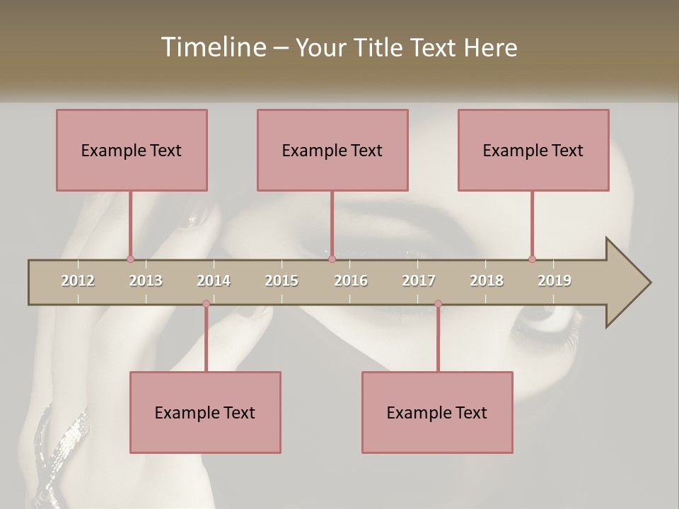 Face Arabian Head PowerPoint Template