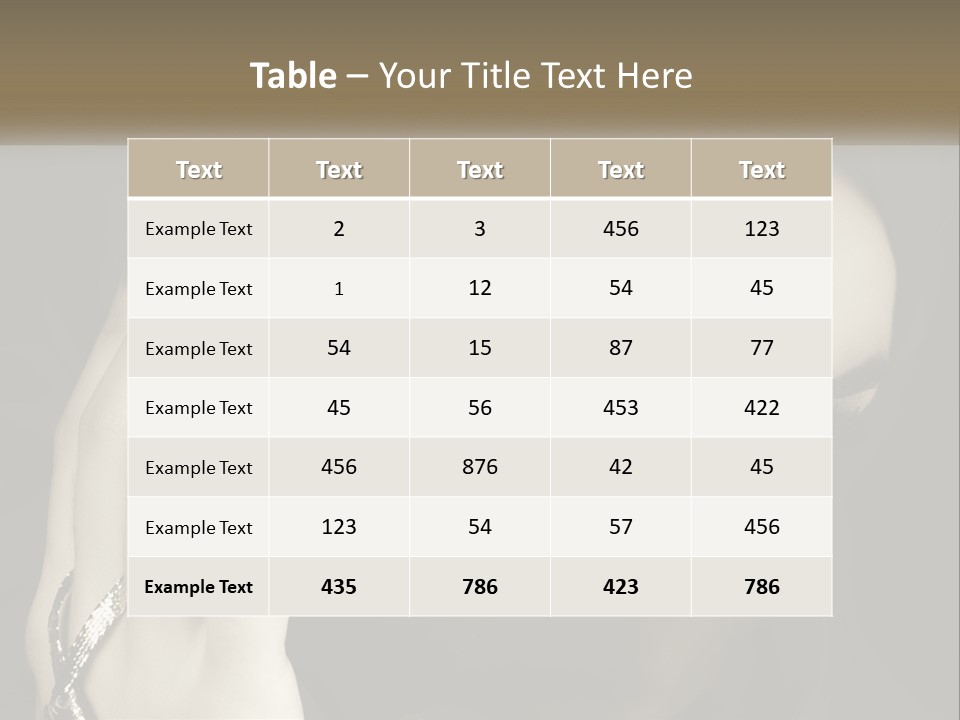 Face Arabian Head PowerPoint Template