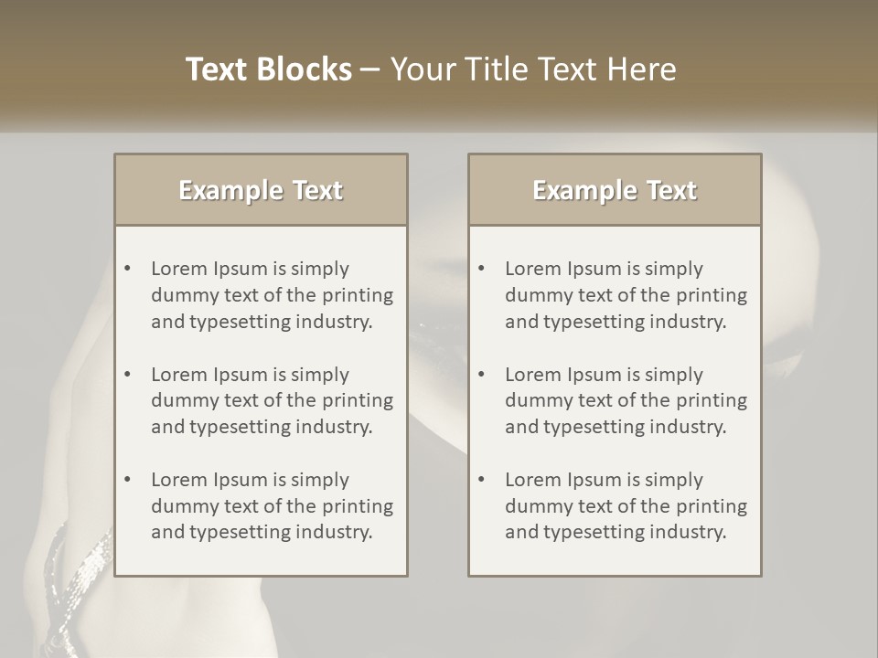 Face Arabian Head PowerPoint Template