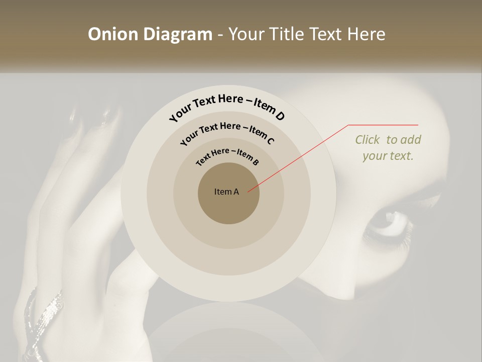 Face Arabian Head PowerPoint Template