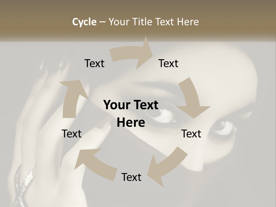 Face Arabian Head PowerPoint Template