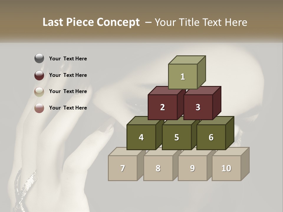 Face Arabian Head PowerPoint Template