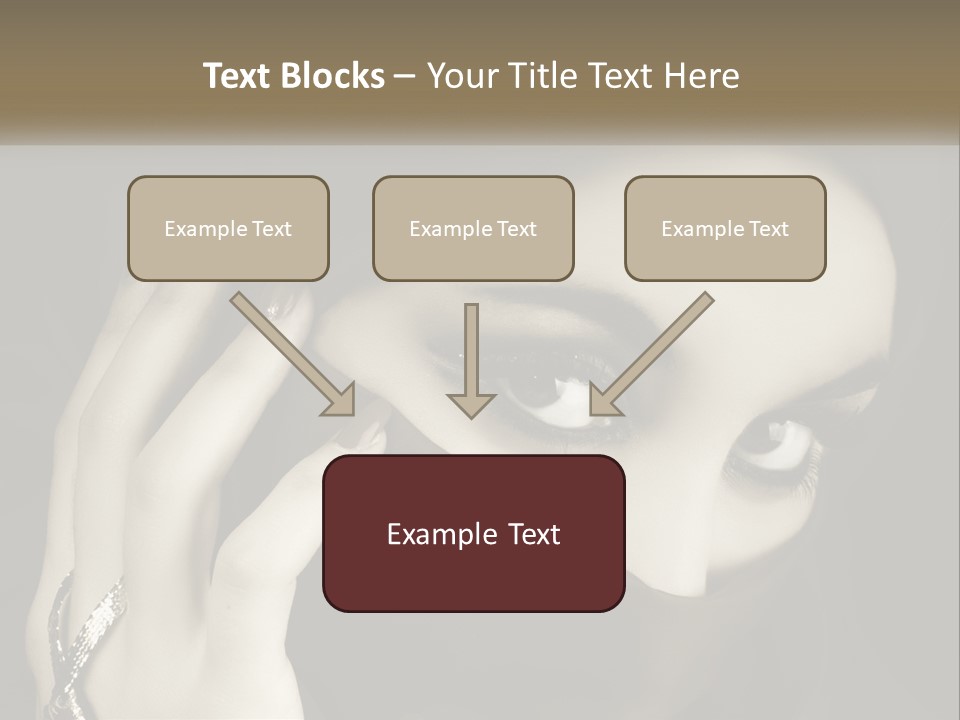 Face Arabian Head PowerPoint Template