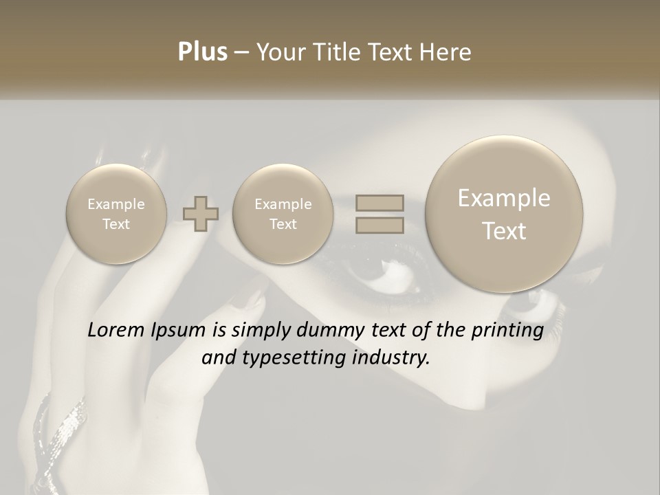 Face Arabian Head PowerPoint Template