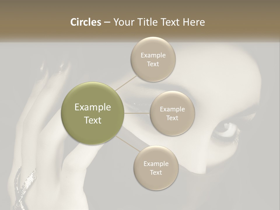 Face Arabian Head PowerPoint Template