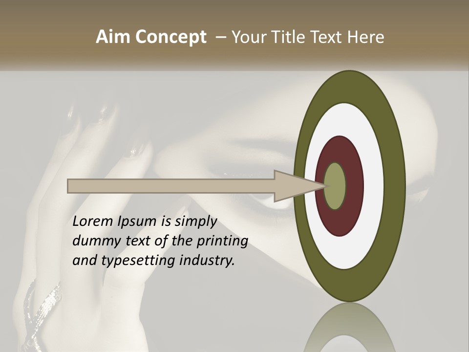 Face Arabian Head PowerPoint Template