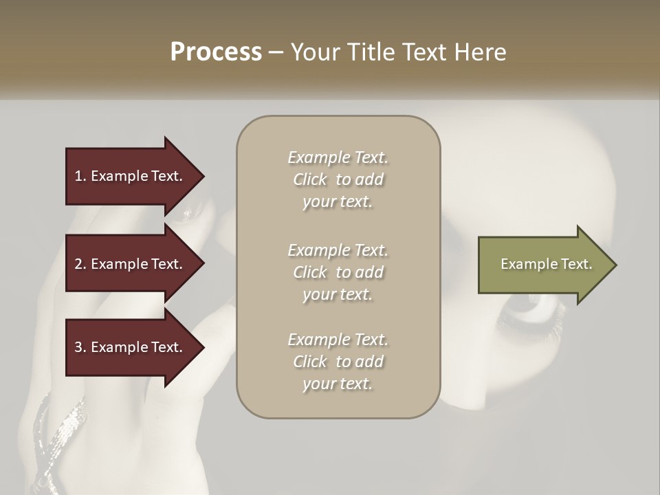 Face Arabian Head PowerPoint Template