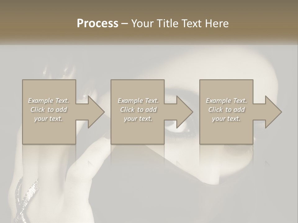 Face Arabian Head PowerPoint Template