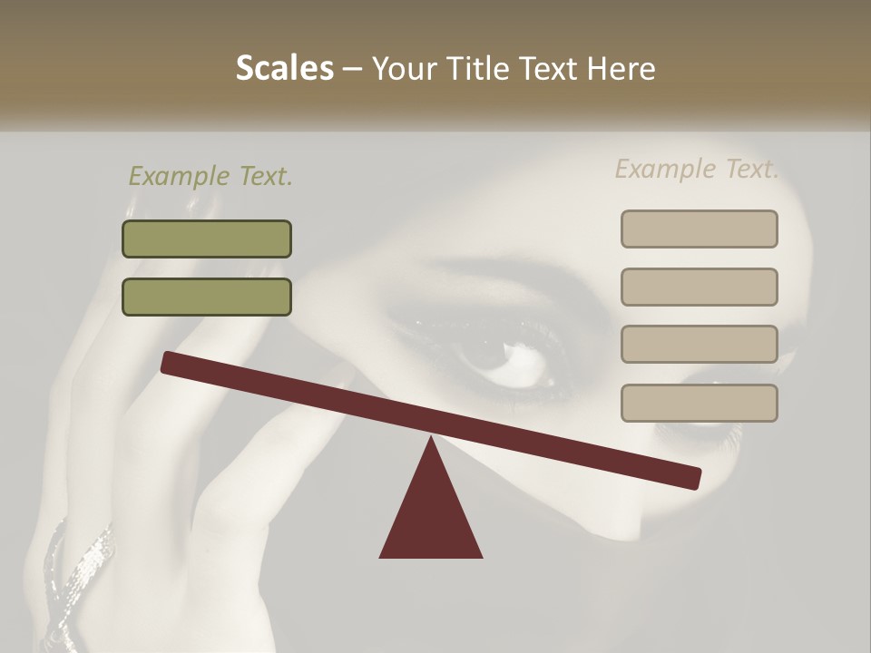 Face Arabian Head PowerPoint Template