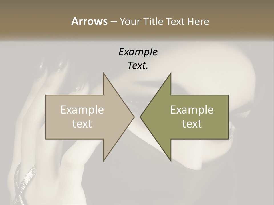 Face Arabian Head PowerPoint Template