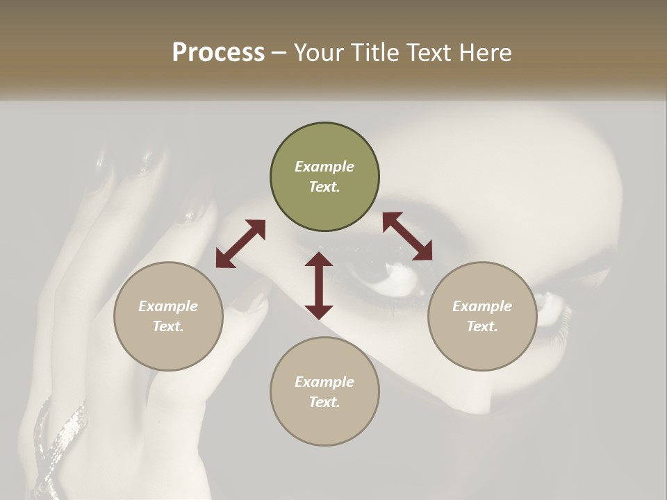 Face Arabian Head PowerPoint Template