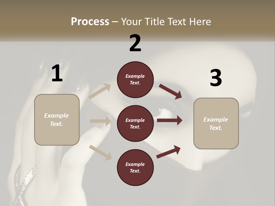 Face Arabian Head PowerPoint Template