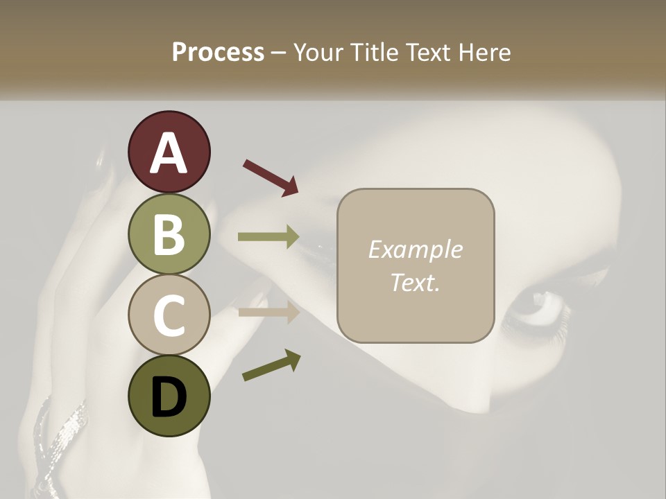 Face Arabian Head PowerPoint Template