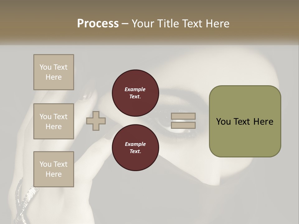 Face Arabian Head PowerPoint Template
