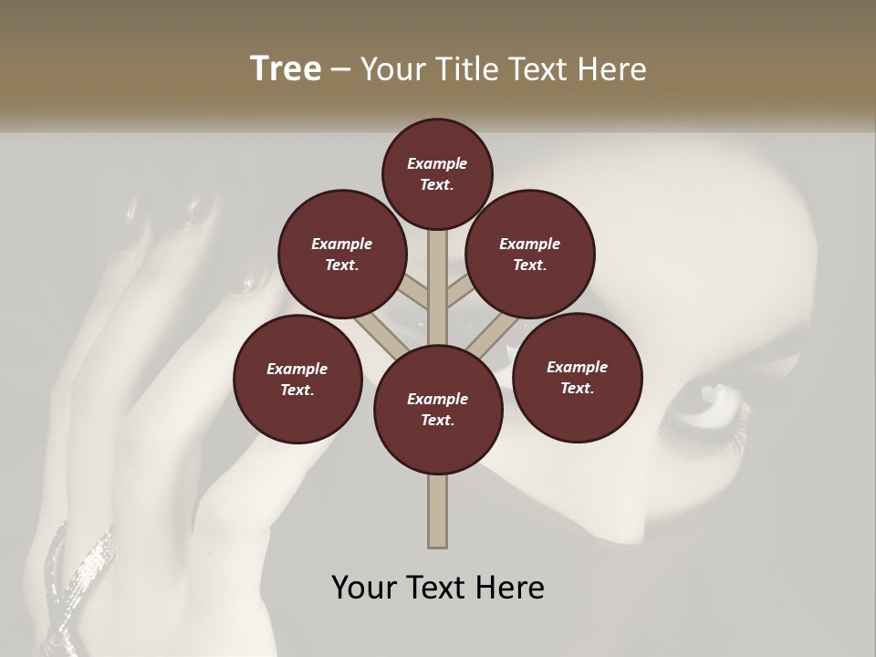 Face Arabian Head PowerPoint Template