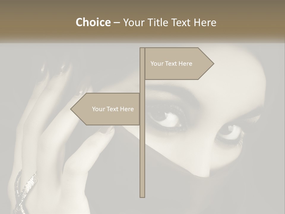 Face Arabian Head PowerPoint Template