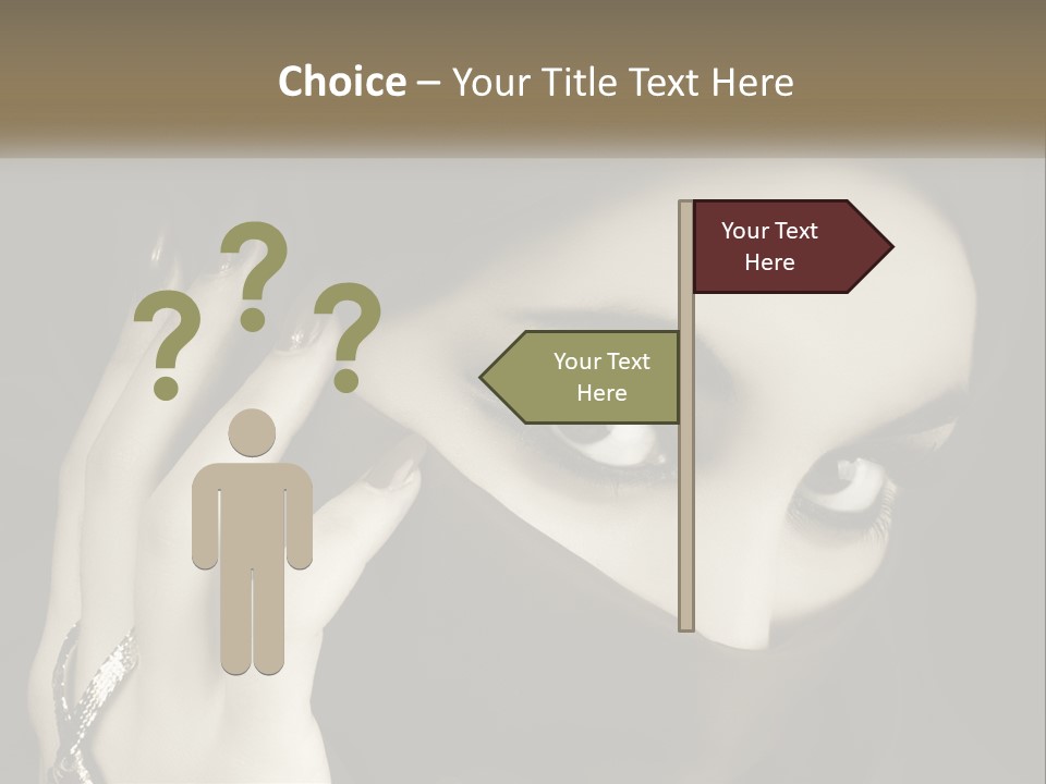 Face Arabian Head PowerPoint Template