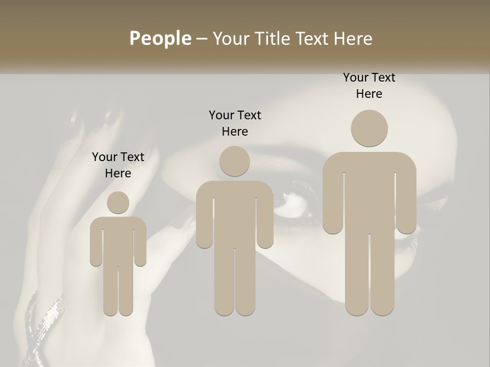 Face Arabian Head PowerPoint Template