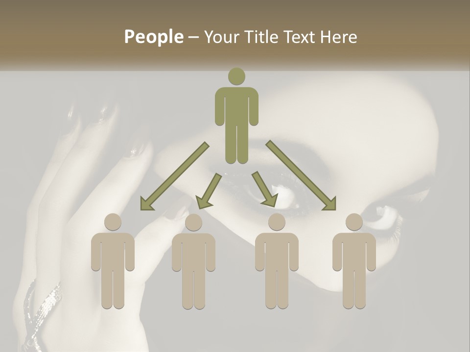 Face Arabian Head PowerPoint Template