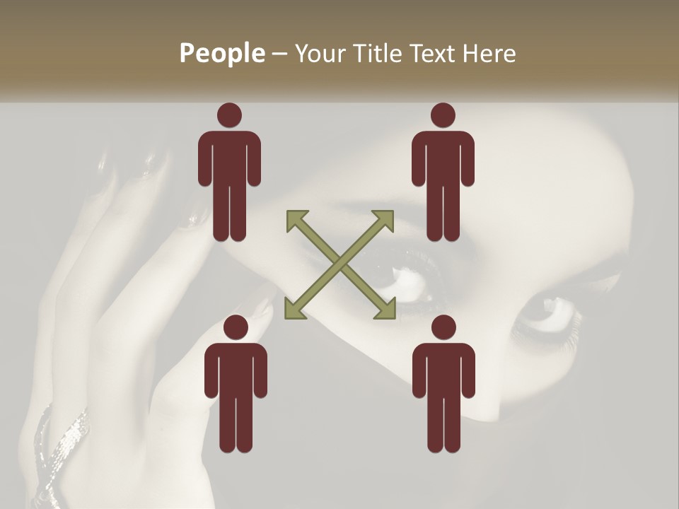 Face Arabian Head PowerPoint Template