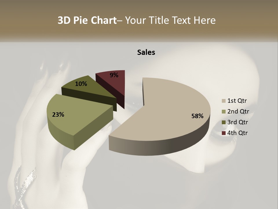 Face Arabian Head PowerPoint Template