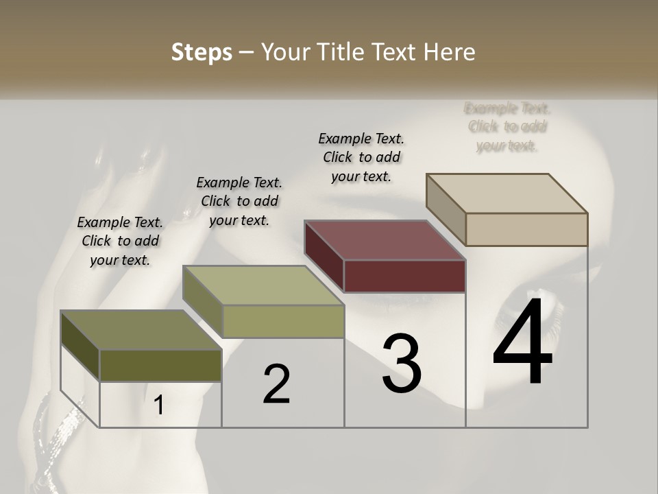 Face Arabian Head PowerPoint Template