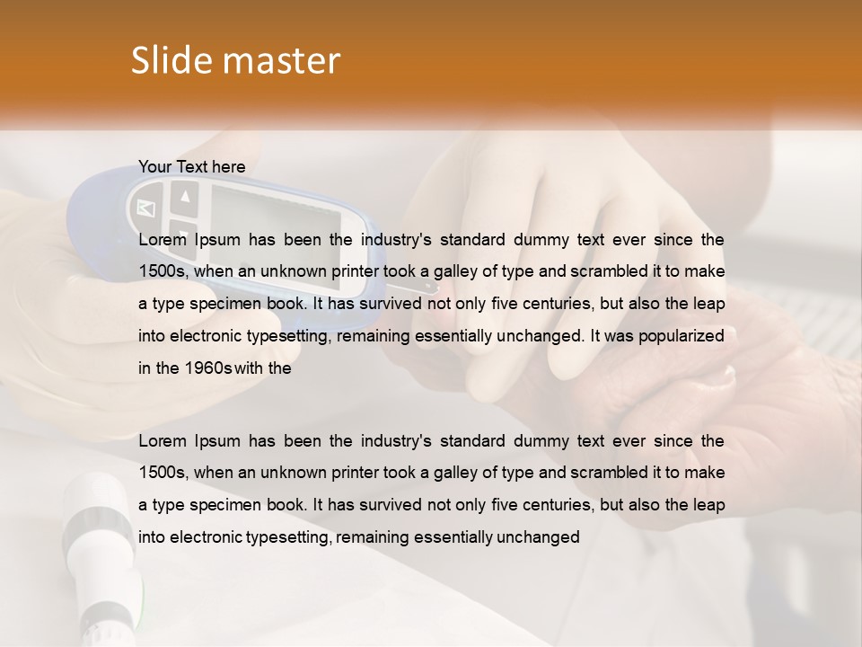 Hyperglycemia Carbohydrates Gauge PowerPoint Template