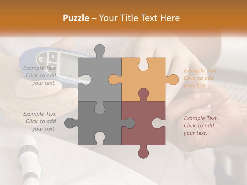 Hyperglycemia Carbohydrates Gauge PowerPoint Template