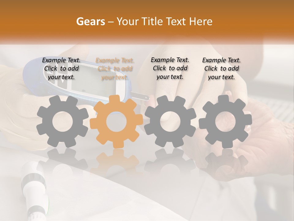 Hyperglycemia Carbohydrates Gauge PowerPoint Template