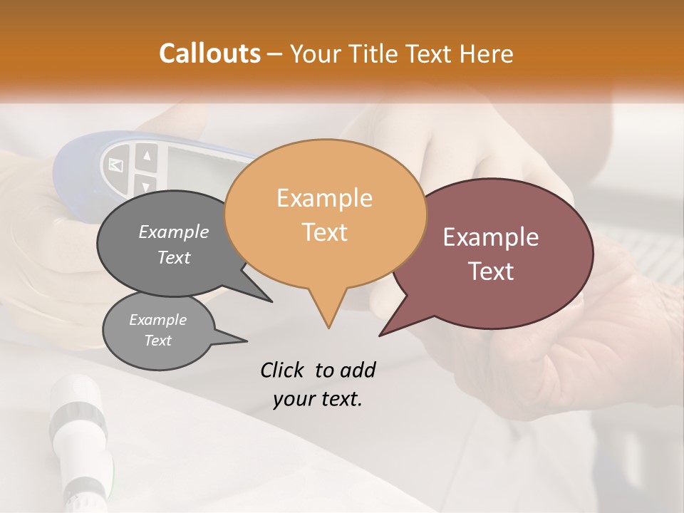 Hyperglycemia Carbohydrates Gauge PowerPoint Template