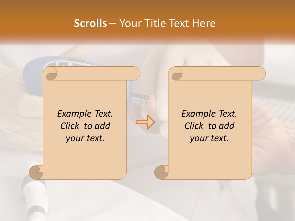 Hyperglycemia Carbohydrates Gauge PowerPoint Template