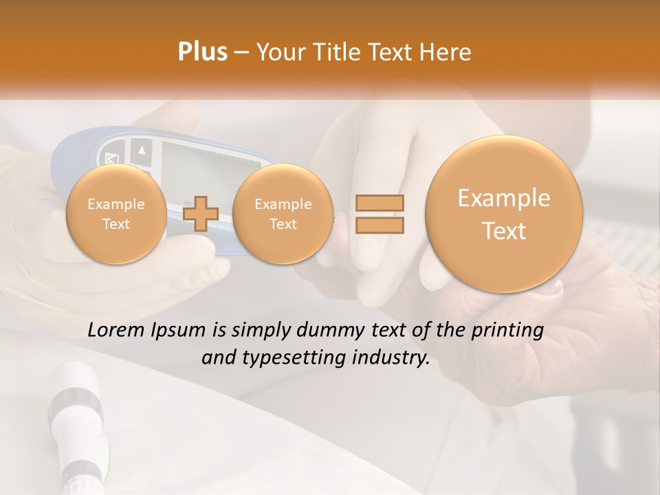 Hyperglycemia Carbohydrates Gauge PowerPoint Template