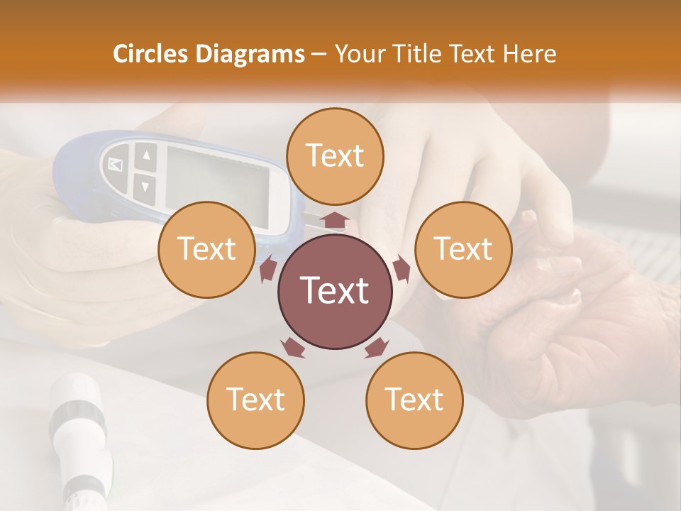 Hyperglycemia Carbohydrates Gauge PowerPoint Template