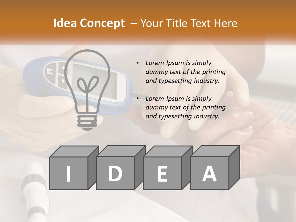 Hyperglycemia Carbohydrates Gauge PowerPoint Template