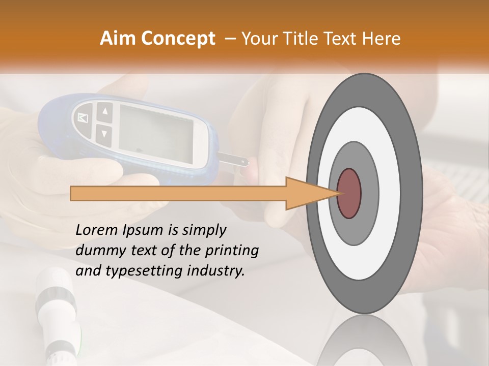 Hyperglycemia Carbohydrates Gauge PowerPoint Template