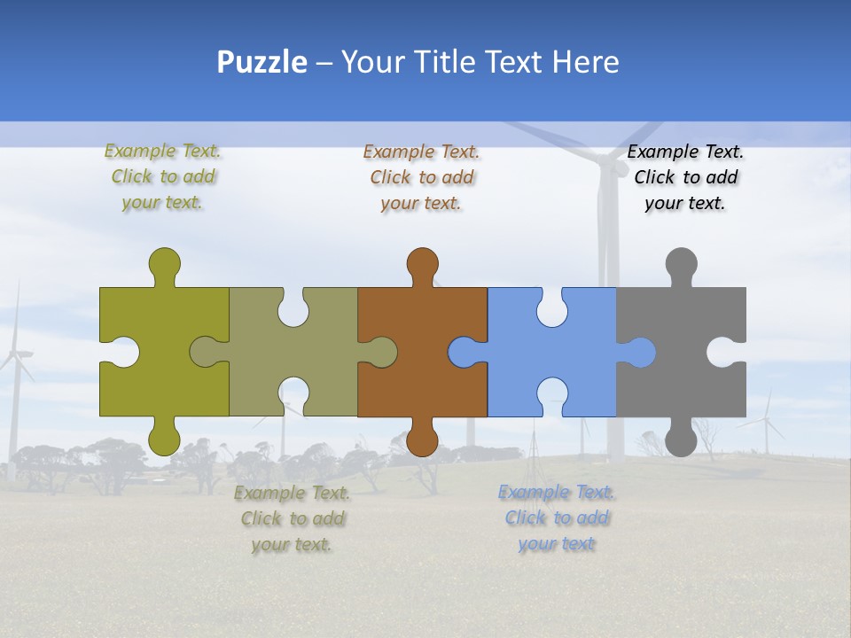 Electricity Alternative Ecology PowerPoint Template