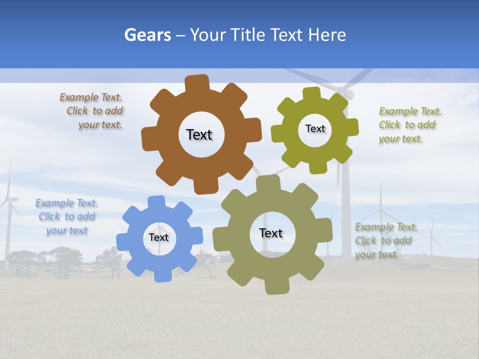 Electricity Alternative Ecology PowerPoint Template