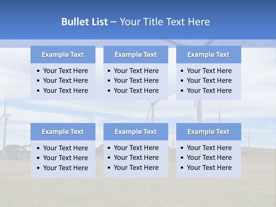 Electricity Alternative Ecology PowerPoint Template