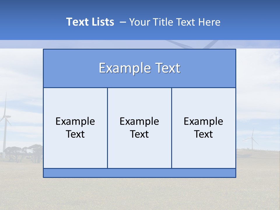 Electricity Alternative Ecology PowerPoint Template