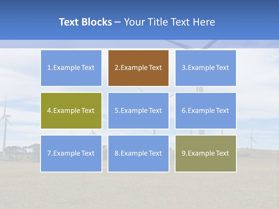 Electricity Alternative Ecology PowerPoint Template