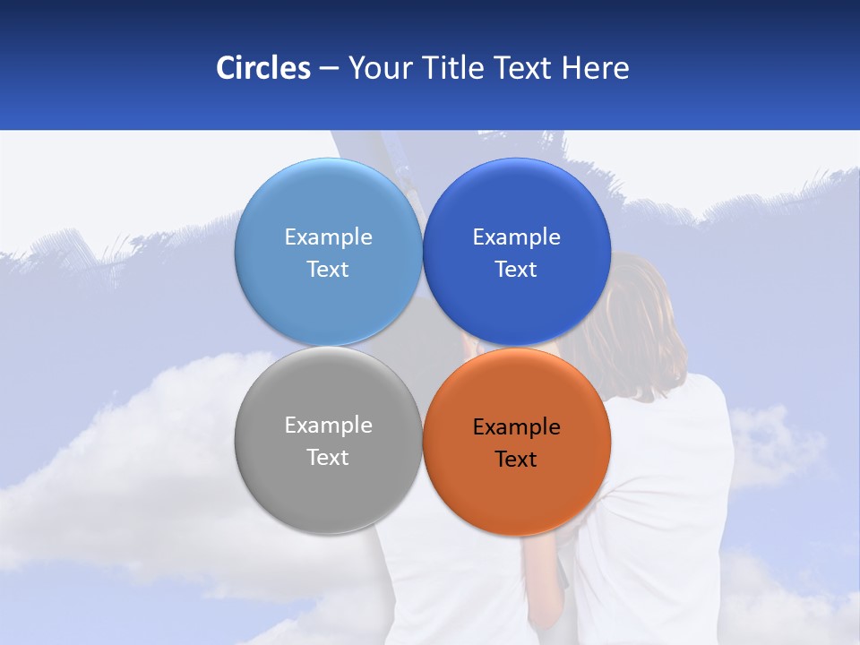 Togetherness House Paint PowerPoint Template