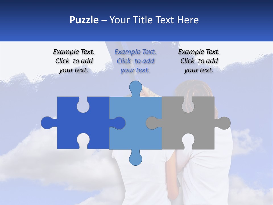 Togetherness House Paint PowerPoint Template