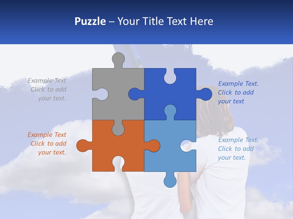 Togetherness House Paint PowerPoint Template