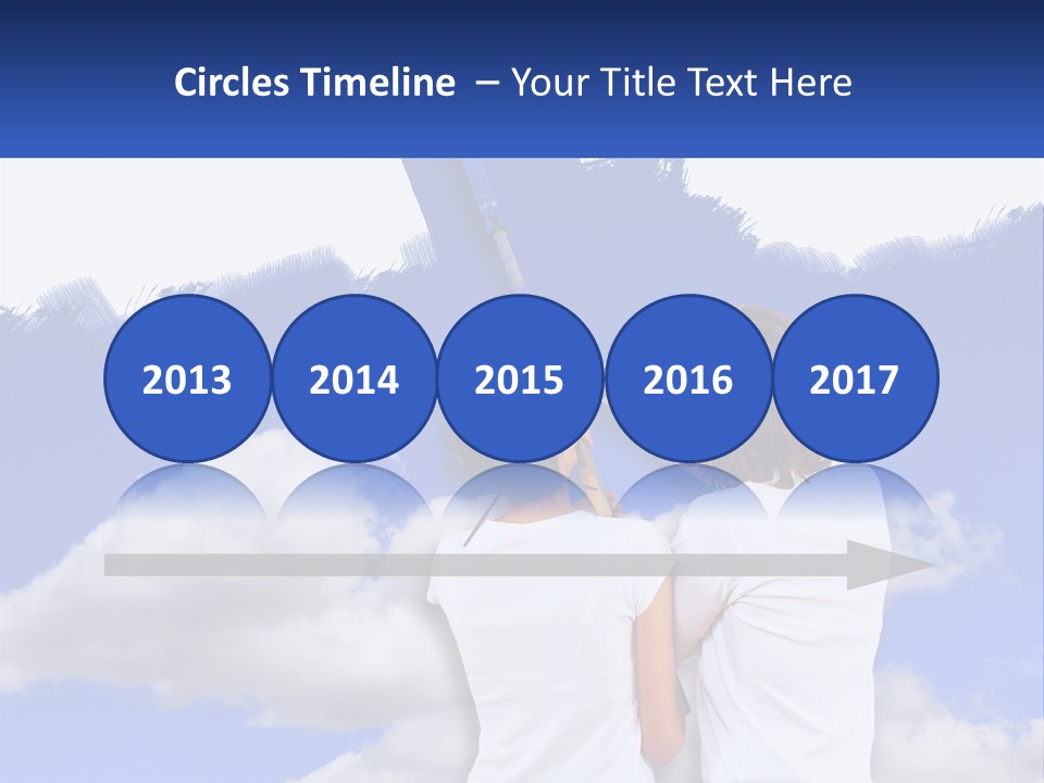 Togetherness House Paint PowerPoint Template