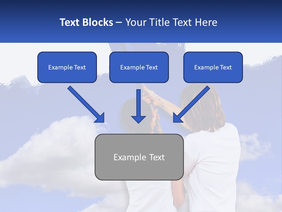 Togetherness House Paint PowerPoint Template
