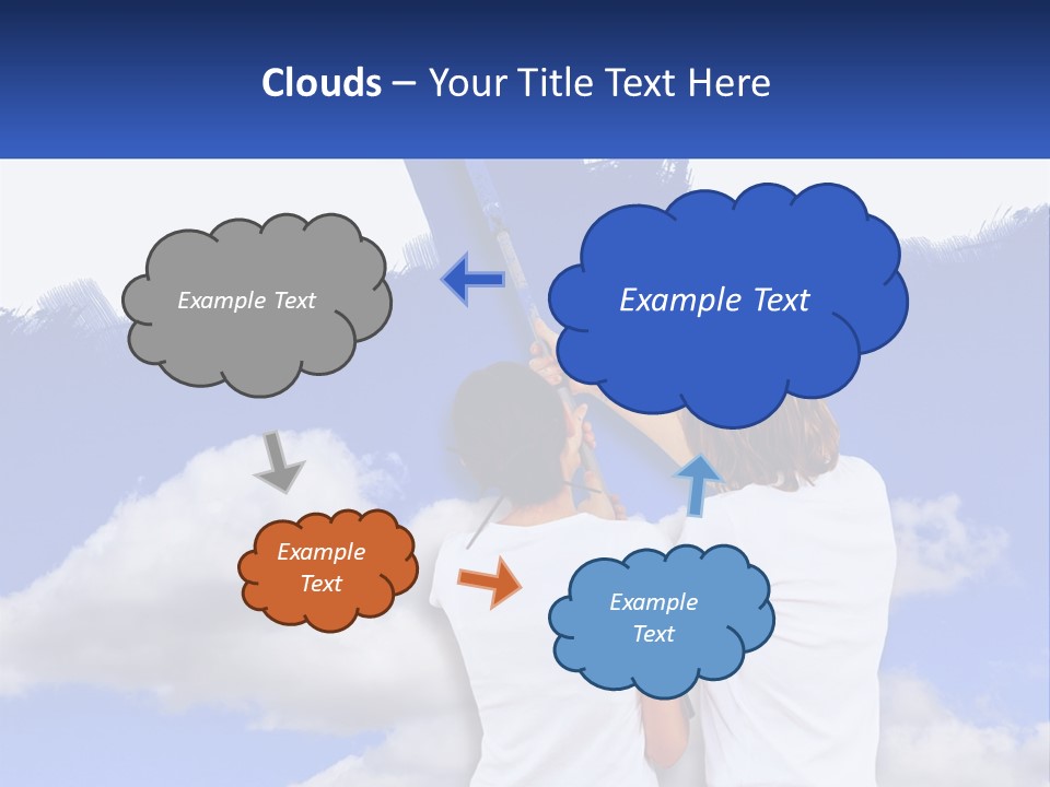 Togetherness House Paint PowerPoint Template